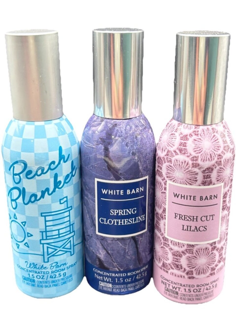 Bath Body & Works 3 Pack Concentrated Room Spray 1.5 oz Summer Spring Clean New